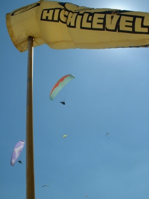 Photo of paragliders, Pepino