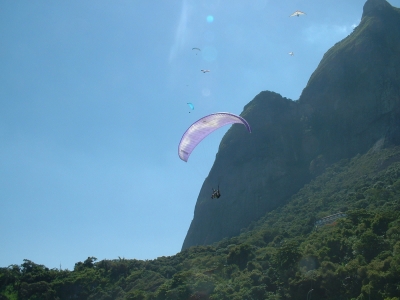 Photo of paragliders, Pepino