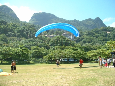 Photo of paragliders, Pepino